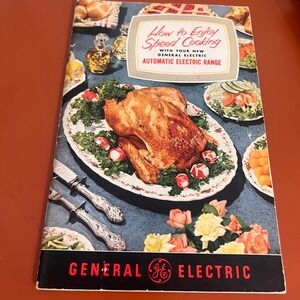 Vtg General Electric Speed Cooking Cookbook GE Automatic Electric Range Manual